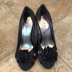 Kelly & Katie black heels